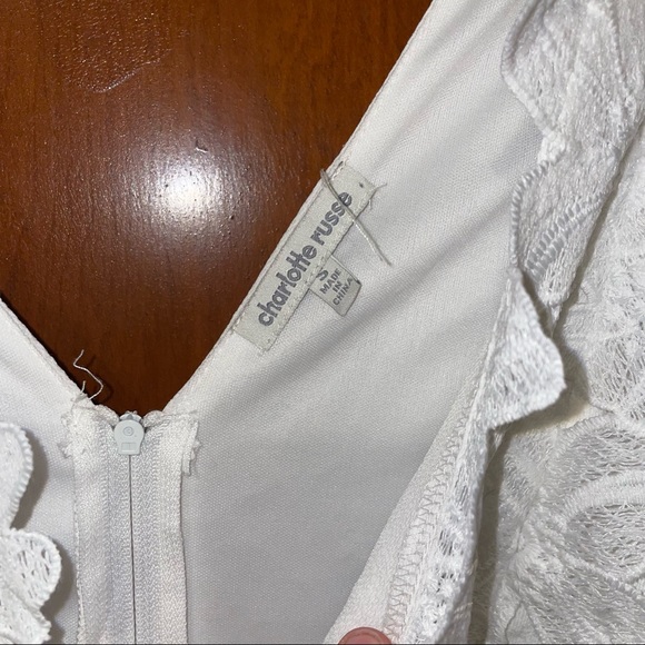 White lace bust mini dress 🤍 - Picture 4 of 4